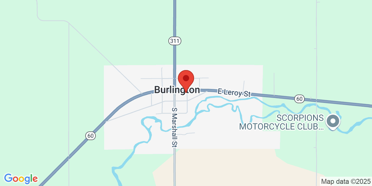 Map of Burlington Township Library